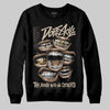 A Ma Maniére x Air Jordan 4 “Dark Mocha” DopeSkill Sweatshirt The Mouth With No Droughts Graphic Streetwear - Black