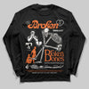 Jordan 1 Retro High OG Shattered Backboard (2025) DopeSkill Long Sleeve T-Shirt Broken Bones Graphic Streetwear - Black