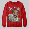 Red Sneakers DopeSkill Sweatshirt Money Loves Me Graphic Streetwear - Red