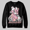 AMIRI White & Pink Stars Court Sneakers DopeSkill Sweatshirt MOMM Bear Graphic Streetwear - Black