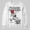 Nigel Sylvester x Jordan 1 Low OG “Nitro” DopeSkill Sweatshirt Play together, Stay together Graphic Streetwear - White