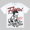 Jordan 4 Retro Red Cement DopeSkill Oversize Print T-Shirt Flexin' Graphic Streetwear