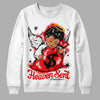 Jordan 12 Retro Cherry DopeSkill Sweatshirt Heaven Sent Graphic Streetwear - White