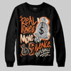 Jordan 3 “Starfish” DopeSkill Sweatshirt Real Ones Move In Silence Graphic Streetwear - Black
