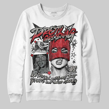 Jordan 9 Cool Grey DopeSkill Sweatshirt Pretty Girl Swag Graphic Streetwear - White