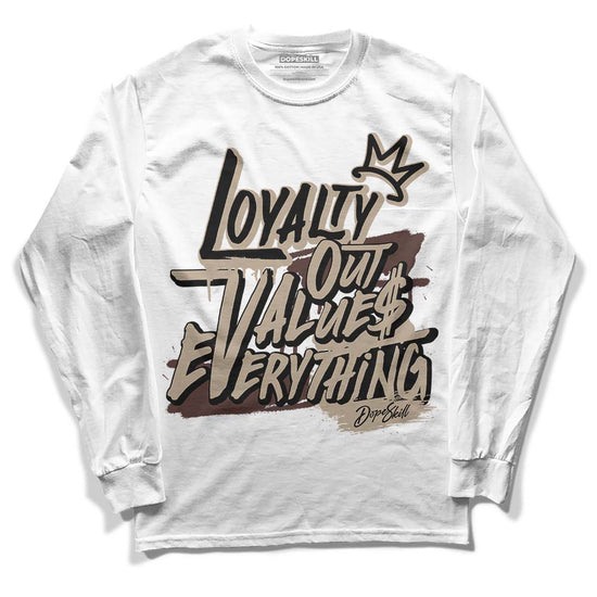 Jordan 1 High OG “Latte” DopeSkill Long Sleeve T-Shirt LOVE Graphic Streetwear - White