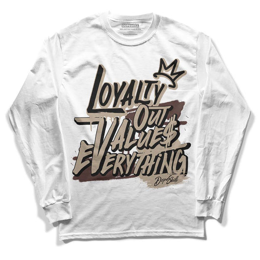 Jordan 1 High OG “Latte” DopeSkill Long Sleeve T-Shirt LOVE Graphic Streetwear - White