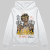 TAN Sneakers DopeSkill Hoodie All Hustle No Luck Graphic Streetwear - White 