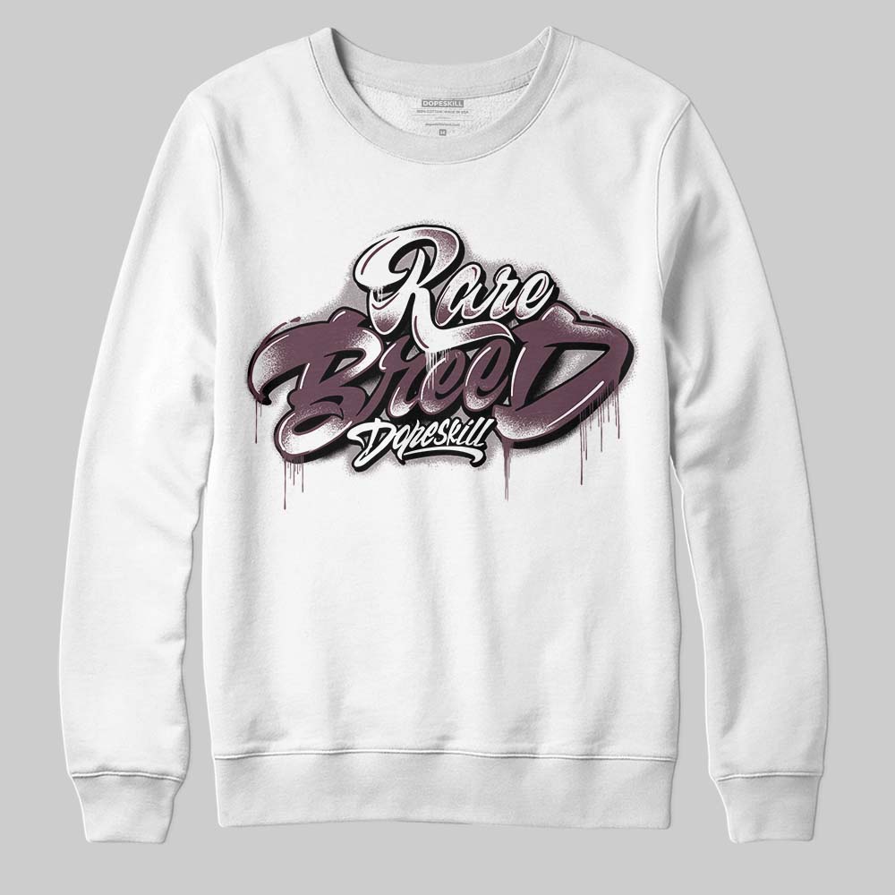 A Ma Maniére x Air Jordan 5 “Violet Ore” DopeSkill Sweatshirt Rare Breed Type Graphic Streetwear - White