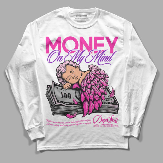 Dunk Low Triple Pink DopeSkill Long Sleeve T-Shirt MOMM Graphic Streetwear - White