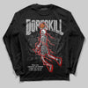 Jordan 3 OG “Black Cement” DopeSkill Long Sleeve T-Shirt Thunder Dunk Graphic Streetwear - Black