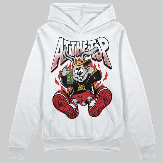 Jordan 1 Low OG "Chicago" DopeSkill Hoodie Sweatshirt At The Top Graphic Streetwear - White