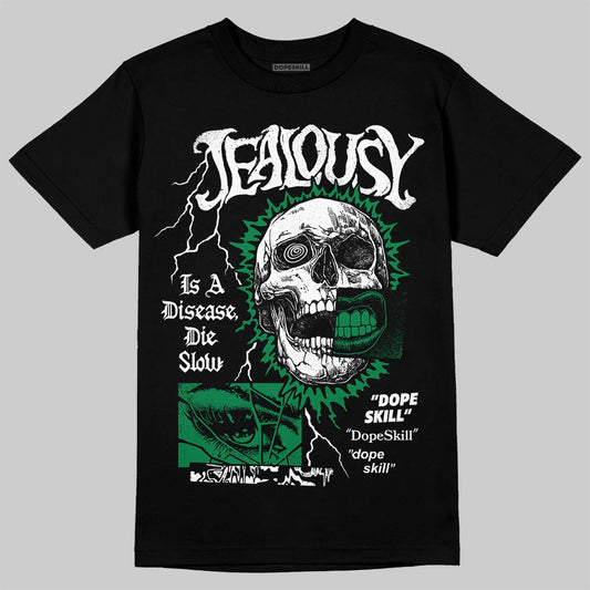 Green Sneakers DopeSkill T-Shirt Jealousy Graphic Streetwear - Black
