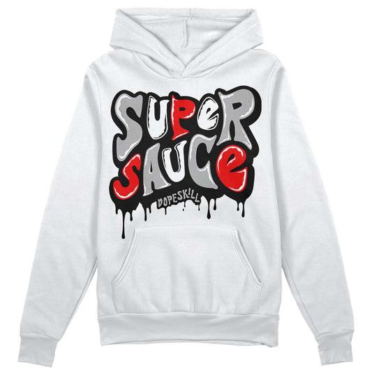 Jordan 1 Low OG “Shadow” DopeSkill Hoodie Sweatshirt Super Sauce Graphic Streetwear - White