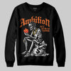 Orange, Black and White Sneakers DopeSkill Sweatshirt Ambition Graphic Streetwear - Black