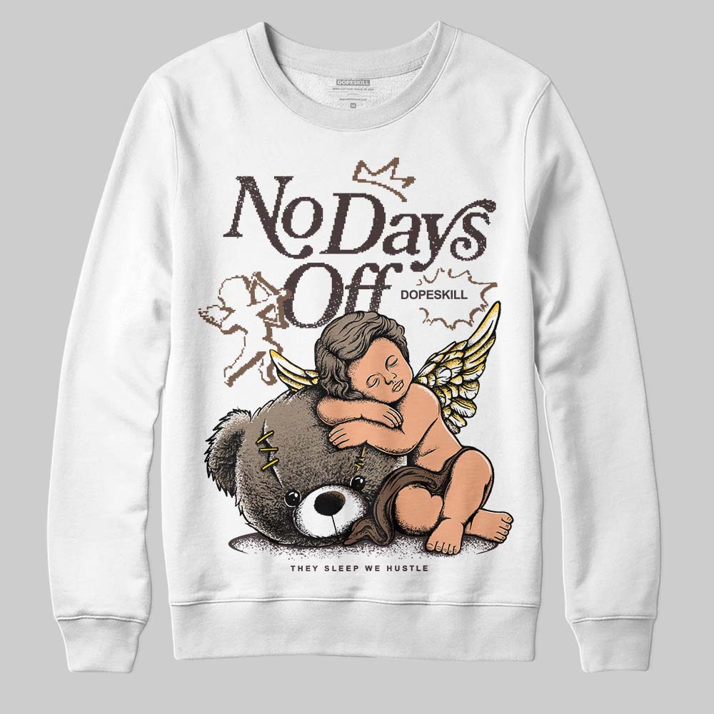 SoleFly x Air Jordan 12 Retro SP 'Cafecito/Baroque Brown' DopeSkill Sweatshirt New No Days Off Graphic Streetwear - White