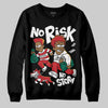 Jordan 3 Mexico 'El Vuelo' DopeSkill Sweatshirt No Risk No Story Graphic Streetwear - Black