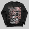 Jordan 40 “Dusty Rose” DopeSkill Long Sleeve T-Shirt Side Hustle Graphic Streetwear - Black