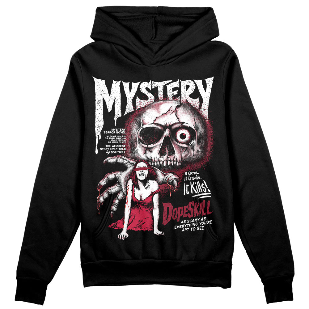 Jordan 1 Retro High '85 OG Metallic Burgundy DopeSkill Hoodie Sweatshirt Mystery Ghostly Grasp Graphic Streetwear - Black