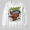 Dunk Low 'Chlorophyll' DopeSkill Sweatshirt MILF Graphic Streetwear - White 