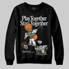 Jordan 4 Retro OG SP Undefeated (2025) DopeSkill Sweatshirt Play together, Stay together Graphic Streetwear - Black