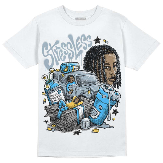 Jordan 13 “Blue Grey” DopeSkill T-Shirt Stressless Graphic Streetwear - White