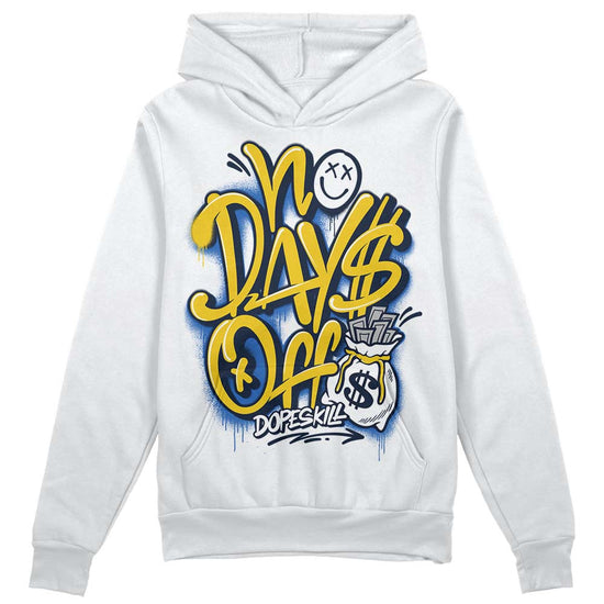 Dunk Low Vintage “Michigan” DopeSkill Hoodie Sweatshirt No Days Off Graphic Streetwear - White