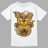 Jordan 13 Wheat 2023 DopeSkill T-Shirt New Double Bear Graphic Streetwear - White