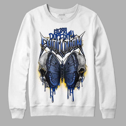 Jordan 14 “Laney” DopeSkill Sweatshirt DopeSkill Evolution Graphic Streetwear - White