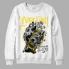 Jordan 11 Low 'Yellow Snakeskin' DopeSkill Sweatshirt Money Loves Me Graphic Streetwear - white