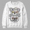 Dunk Low Cool Grey DopeSkill Sweatshirt New Double Bear Graphic Streetwear - White 