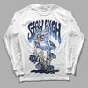 Jordan 5 Midnight Navy DopeSkill Long Sleeve T-Shirt Stay High Graphic Streetwear