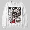 Jordan 9 'Olive' DopeSkill Sweatshirt Mystery Ghostly Grasp Graphic Streetwear - White