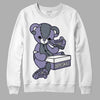 Jordan 5 Retro Low Indigo Haze DopeSkill Sweatshirt Sneakerhead BEAR Graphic Streetwear - White