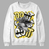 Jordan 11 Low 'Yellow Snakeskin' DopeSkill Sweatshirt Don't Quit Graphic Streetwear - White