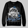 Jordan 4 WMNS 'Forget Me Not' DopeSkill Sweatshirt In My Way Graphic Streetwear - Black