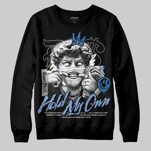 Jordan 4 WMNS 'Forget Me Not' DopeSkill Sweatshirt In My Way Graphic Streetwear - Black