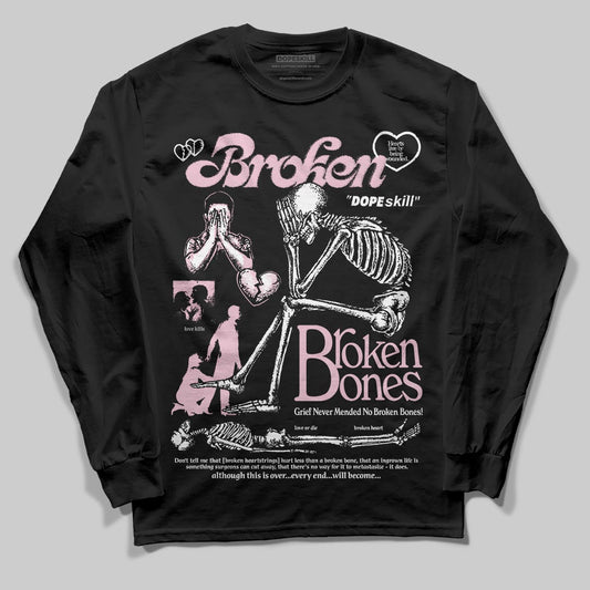 Jordan 5 OG “35th Anniversary” DopeSkill Long Sleeve T-Shirt Broken Bones Graphic Streetwear - black