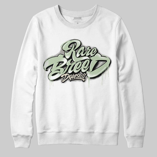 Jordan 4 WMNS “Seafoam” (2025) DopeSkill Sweatshirt Rare Breed Type Graphic Streetwear - White