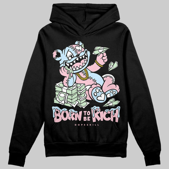 Jordan 4 Retro Valentine's Day (2026) (GS) DopeSkill Hoodie Sweatshirt Born To Be Rich Graphic Streetwear - black