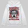Jordan 4 “Flight Club” DopeSkill Hoodie Sweatshirt Root of Evil Graphic Streetwear - White