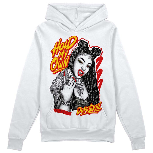 Jordan 3 “Fire Red” DopeSkill Hoodie Sweatshirt New H.M.O Graphic Streetwear - WHite 