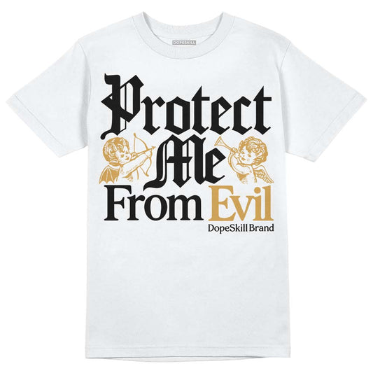 Jordan 11 "Gratitude" DopeSkill T-Shirt Protect Me From Evil Graphic Streetwear - White