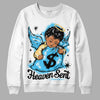 Jordan 13 Retro University Blue DopeSkill Sweatshirt Heaven Sent Graphic Streetwear - White