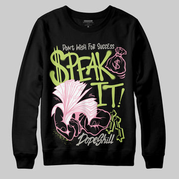 Chase B x Travis Scott x Jordan Jumpman Jack DopeSkill Sweatshirt Speak It Graphic Streetwear - Black