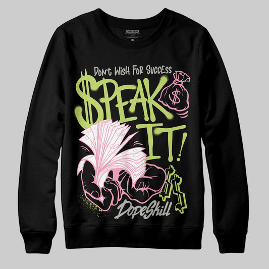 Chase B x Travis Scott x Jordan Jumpman Jack DopeSkill Sweatshirt Speak It Graphic Streetwear - Black