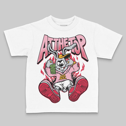 Dunk Low Valentine's Day (2026) DopeSkill Toddler Kids T-shirt At The Top Graphic Streetwear - White