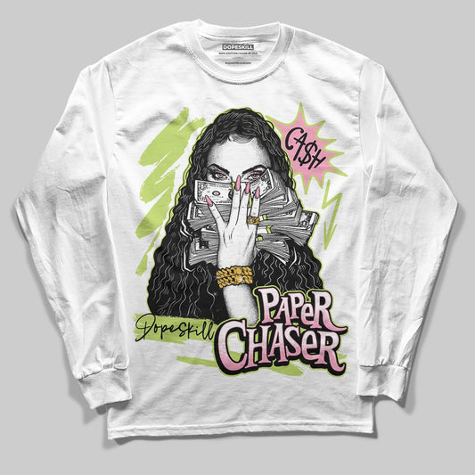 Chase B x Travis Scott x Jordan Jumpman Jack DopeSkill Long Sleeve T-Shirt NPC Graphic Streetwear - White