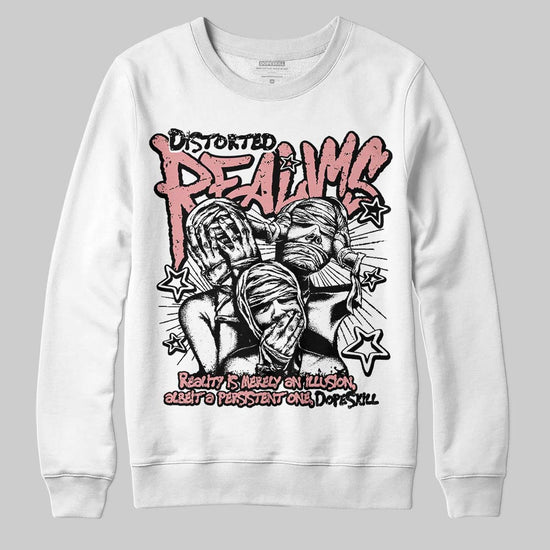 Harris Tweed x Wmns Dunk Low 'Black Phantom' DopeSkill Sweatshirt Distorted Realms Graphic Streetwear - White 