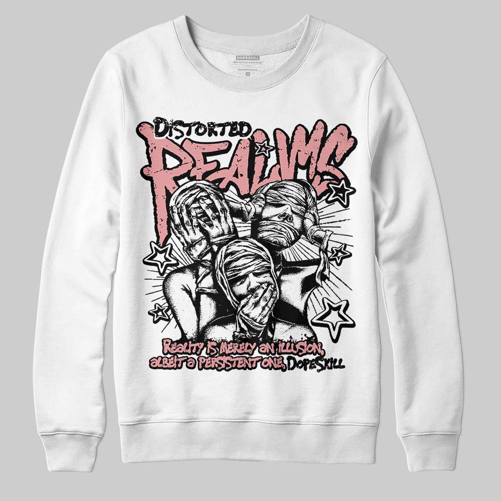 Harris Tweed x Wmns Dunk Low 'Black Phantom' DopeSkill Sweatshirt Distorted Realms Graphic Streetwear - White 